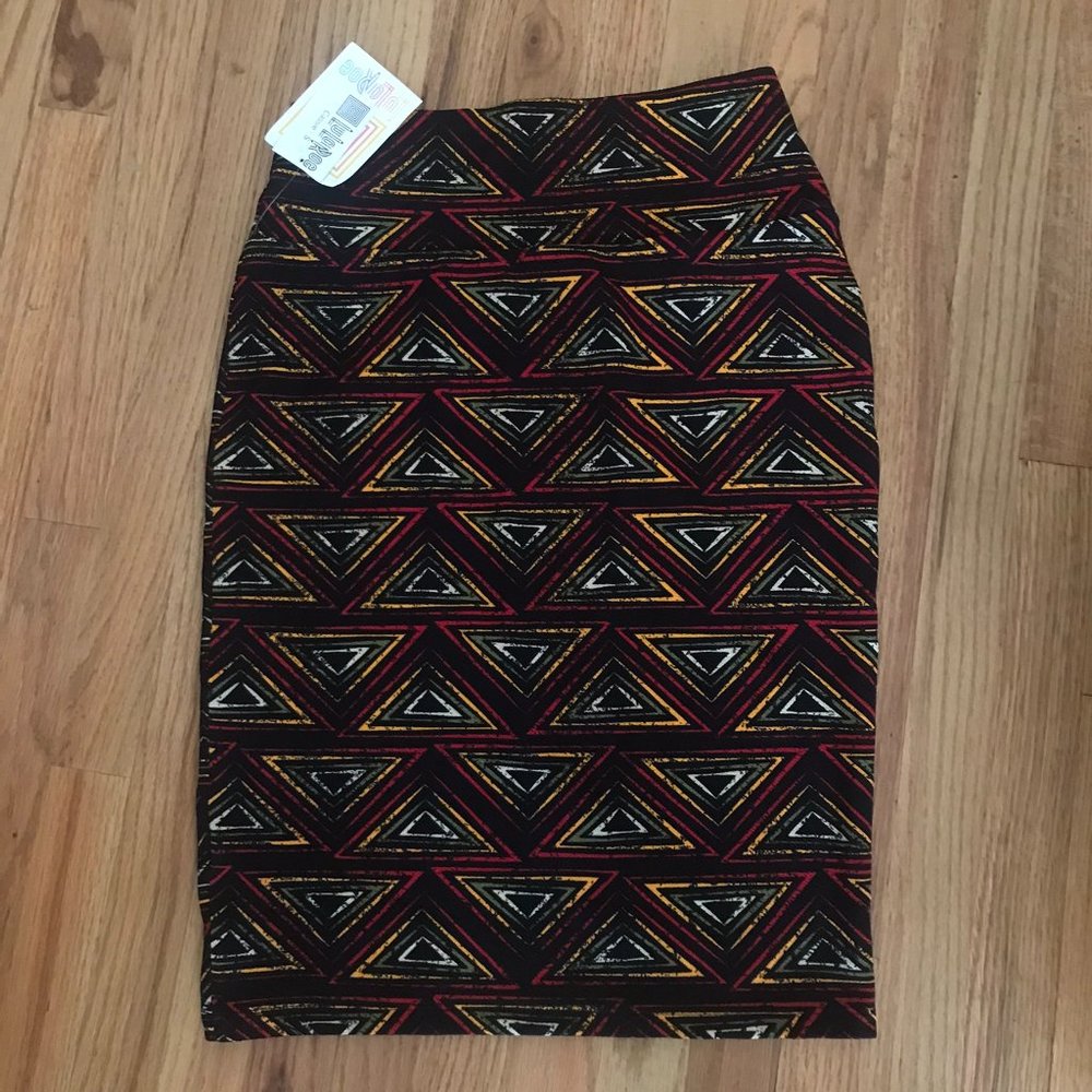 LuLaRoe multicolored skirt